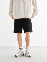 Men's Textured Knit Shorts with Patch Pocket